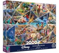 Ceaco - Thomas Kinkade - Disney Collage - Rompecabezas de 2000 piezas