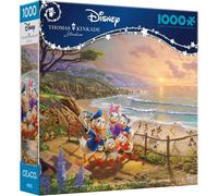 Ceaco - Thomas Kinkade - Disney - Donald y Daisy Una tarde de patitos - Rompecabezas de 1000 piezas