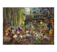 Ceaco - Thomas Kinkade - Disney - Mickey y Minnie Halloween Fun - Rompecabezas de 1000 piezas