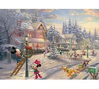 Ceaco Thomas Kinkade Mickey’S Victorian Christmas Puzzle - 1000 Piece