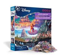 Ceaco Thomas Kinkade Puzzles - Rompecabezas de 1000 piezas de Hércules de Disney, rompecabezas de Disney para adultos con tablero y póster de primera calidad