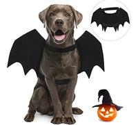 CEASELESLY Alas de Perro, Disfraz de Dog de murciélago de Halloween,Perro de Carnaval,Disfraces de Halloween para Mascotas para Perros medianos Grandes decoración de Cosplay