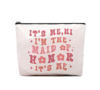 CEASQVAA Bolsa de maquillaje de regalo para novia, regalos de compromiso para ella, regalos de novia, despedida de soltera, regalos de despedida de soltera para novia, bolsa de maquillaje con