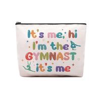 CEASQVAA GYMNAST GYMNAStics STOTS Regalos Bolsa de maquillaje Gymnast Graduacin de cumpleaos Regalo de cumpleaos I's HI I'm the Gymnast Bag Gift