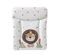 Ceba Baby® Cambiador Bebe - Cambiador suave para bebés - Almohadilla cambiadora lavable para Niños y Niñas - Certificado Öko-Tex - Impermeable - 70x50 cm - León, el rey