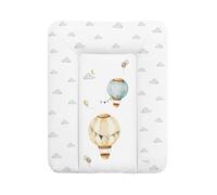 Ceba Baby® Cambiador Bebe - Cambiador suave para bebés - Almohadilla cambiadora lavable para Niños y Niñas - Certificado Öko-Tex - Impermeable - 70x50 cm - globos