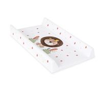 Ceba Baby® Cambiador Bebe - Cambiador suave para bebés - Almohadilla cambiadora lavable para Niños y Niñas - Certificado Öko-Tex - Impermeable - 80x50 cm - León, el rey