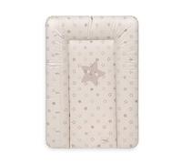 Ceba Baby® Cambiador Bebe - Cambiador suave para bebés - Almohadilla cambiadora lavable para Niños y Niñas - Certificado Öko-Tex - Impermeable - Beige - 70x50 cm