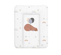 Ceba Baby® Cambiador Bebe - Cambiador suave para bebés - Almohadilla cambiadora lavable para Niños y Niñas - Certificado Öko-Tex - Impermeable - 70x50 cm - Gran oso