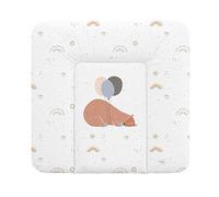 Ceba Baby® Cambiador Bebe - Cambiador suave para bebés - Almohadilla cambiadora lavable para Niños y Niñas - Certificado Öko-Tex - Impermeable - 72x75 cm - Gran oso