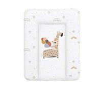 Ceba Baby® Cambiador Bebe - Cambiador suave para bebés - Almohadilla cambiadora lavable para Niños y Niñas - Certificado Öko-Tex - Impermeable - 70x50 cm - jirafa