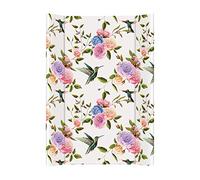 Ceba Baby Cambiador Bebe para Cuna Impermeable para Niños y Niñas - Flores 70x50 cm