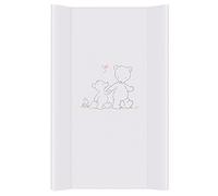 Ceba Baby Cambiador Bebe para Cuna Impermeable para Niños y Niñas - Papa Bear White 70x50 cm