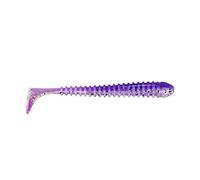 Cebbra The Worm Señuelo De Goma, Unisex Adulto, Violet Glitter, 7.5 cm