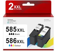 Cebhink 585XL 586XL - Cartuchos de tinta para Canon PIXMA