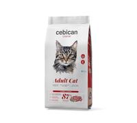 CEBICAN Adult Cat - Pienso para Gatos Adultos con Cordero - 1,5 kg Comida para Gatos Alta en Proteína para Digestión Saludable Enriquecida con Omega 3, Vitaminas y Prebióticos - 87% Proteína Animal