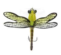 Cebo Artificial en Forma de libélula Wobblers señuelo Duro señuelo para Insectos 7,5 cm 6 g Cebo de Pesca alas biónicas realistas Globos oculares 3D anzuelos Afilados para Pesca (006#)