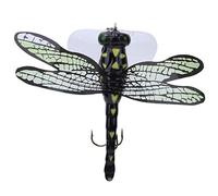 Cebo Artificial en Forma de libélula Wobblers señuelo Duro señuelo para Insectos 7,5 cm 6 g Cebo de Pesca alas biónicas realistas Globos oculares 3D anzuelos Afilados para Pesca (001#)