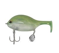 Cebo blando de PVC Moción Flexible Rivers de mar suave (Verde)