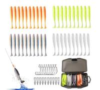 Cebo blando | Swimbait realista para trucha con anzuelo, cola de pádel para pesca deportiva, para trucha, , deportes al aire libre, agua salada y Crappie, Shad