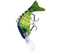 Cebo de bajo de agua dulce, cebo de pescado, señuelo de pescado duro, tabla de lengua larga, cebos artificiales multilingües para trucha bajo Walley Welspikes