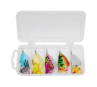 Cebo de bajo - Vibe sin Labios - Cebo de manivela | Spinner Cebo Trucha | Kit de con Lentejuelas para Uso en River Lake Shore Agua Salada Kayak banca Trucha Pike Walleye Perca robos