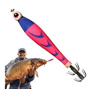 Cebo de calamar | Artificial Pescado Luminoso Accesorios de Pesca - Pequeñas imitaciones de sepia para pescadores - Para agua salada de agua dulce lago barco río kayak orilla perca trucha carpa salmón
