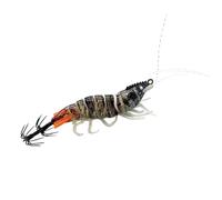 Cebo de Calamar | Cebo Pulpo 8 cm a Lento - Diseño Luminiscente Realista de Camarón para Señuelos de Calmar, para Pesca en Lago, Río, Mar y Tren