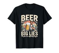 Cebo De Cerveza Y Grandes Mentiras El Pez Era Definitivamente Más Grande Camiseta