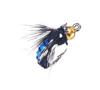 Cebo de cola de gallo ,Cebo Réplica de trucha con anzuelos | Accesorios de para río lago arroyo corriente muelle seco húmedo flotante Jiggen lanzar Tenkara remolque