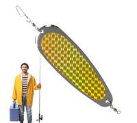 Cebo de con Cuchara,Cebo de Cuchara de Realista para Gato - Señuelos de Cebo Resistencia Choques, cucharas de con Recubrimiento de Brillo para ríos