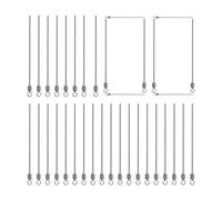 Cebo de Eje de Alambre, 100 Unidades, Eje Giratorio con Ojal, Suministros de para en Hielo, Puente de río, Camping, Lago, Actividades de
