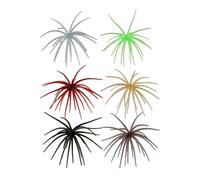 Cebo de Erizo de Mar,6 Piezas de Señuelo Blando Tipo Swimbait | Señuelo de Criatura Tentacular,en Agua Dulce y Agua Salada, Serpiente, Bagre, Perca y Lucio