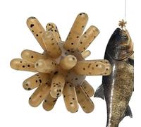 Cebo de,Forma De Erizo, Hundimiento Lento, Purpurina Flotante, Mini Swimbait | Cebo de Erizo de Mar - para bagre, Trucha, salmón, mar, Lago, río, Agua, Aire Libre, Mujer y Hombre