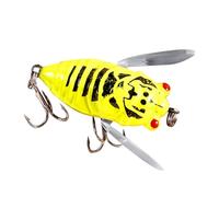Cebo De - Lurería Dura del Cigarro, Señuelo del Altavoz | 3D Holographic Eyes Cicada Fishing Lures, Sturdy Artificial Baits For Dofwater Bass Perch and Trout Fishing with Bionic De