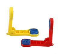 Cebo de masa de trucha eficiente para moldes, mezclador de cebo de pesca portátil, adecuado para todos los pescadores, 1 pieza/2 piezas disponibles (amarillo+rojo)