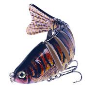 Cebo de natación duro para pesca de bajo | Hard Body Bass Fishing Swimming Bait, pesca de atún trucha Pike principiantes, herramienta para agua dulce, agua salada
