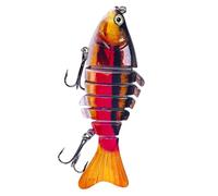 Cebo de natación para pesca de bajos, cebo de pesca de natación | Hard Body Bass Fishing Swimming Bait, profesionales de agua dulce y salada Pike - Herramienta para estanques, arroyos, lagos