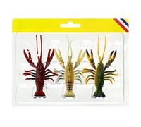 Cebo de para perca | Angeljigs cebo | Cebo suave de imitación de flotación Juego de 3 cebos para aventura de agua dulce marido, padre, hombre, camping, exterior agua salada