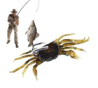 Cebo de para Pescar | Cebo Suave de de simulación Artificial,Aparejos de Pesca con Buen hundimiento de Agua y diseño anticolgado, cebos de Peces Marinos para Pesca Sumergible de mandarín