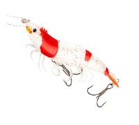 Cebo de pesca - 9 cm - Señuelo realista para pesca y camarón | Cebo artificial con luz nocturna reflectante para pescadores, trucha, bagre, mar, agua dulce
