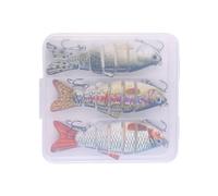Cebo de pesca con múltiples empalmes para hombres (3 piezas) de hundimiento lento con tobogán segmentado | Artificiales de - para hombres trucha agua y salada, deportes al aire libre