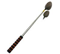 Cebo de pesca cuchara lanzador de cebo para peces Herramienta de cebo de pesca telescópica, Alimentador de lanzador de cebo antideslizante de acero inoxidable, para padre, novio y ama