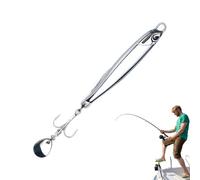 Cebo de pesca de agua dulce, aleación de zinc largo de fundición para lagos y ríos, señuelos vibratorios hundidos | Accesorios de pesca luminosos, señuelos de carburo para trucha baja, pescado