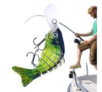 Cebo de pesca de bajos, bajo de agua dulce | Cebo duro para trucha, accesorios para equipo de pesca, señuelo largo para lengua, cebo artificial para lubina, trucha, lucioperca, bagre, mango