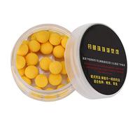 Cebo de Pesca de Carpas Hrvita, 30 Piezas de gránulos Suaves de 10/12 mm Bilos de Espuma con Cuentas de Bolas flotantes para el éxito de la Pesca Final (Yellow odorless 10MM)