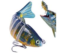 Cebo de pesca de natación, cebo de natación duro | Hard Body Bass Fishing Swimming Bait, trucha de atún, pike principiantes, herramienta para agua dulce, agua salada