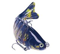 Cebo de pesca de natación, cebo de natación duro | Hard Body Bass Fishing Swimming Bait | Trucha de atún Pike Principiante Profesionales Herramienta para Agua Dulce y Agua Salada