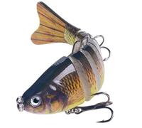 Cebo de pesca de natación, cebo duro para la pesca - Hard Body Bass Fishing Swimming Bait - Pike Trout Atún Perca de agua dulce y salada pesca para lagos, ríos, estanques