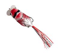 Cebo de pesca de peces negros, cebo de pesca | 65 mm - Señuelo de trucha de agua dulce con dos ganchos | Diseño de cola suave - Cebo de pesca en forma de cigarras - Señuelo de pesca para River Lake